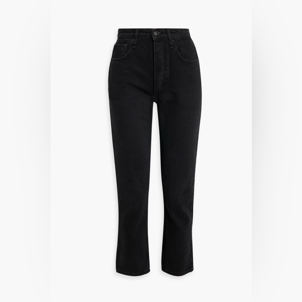 rag & bone ​Nina High Rise Ankle Cigarette Jeans in black